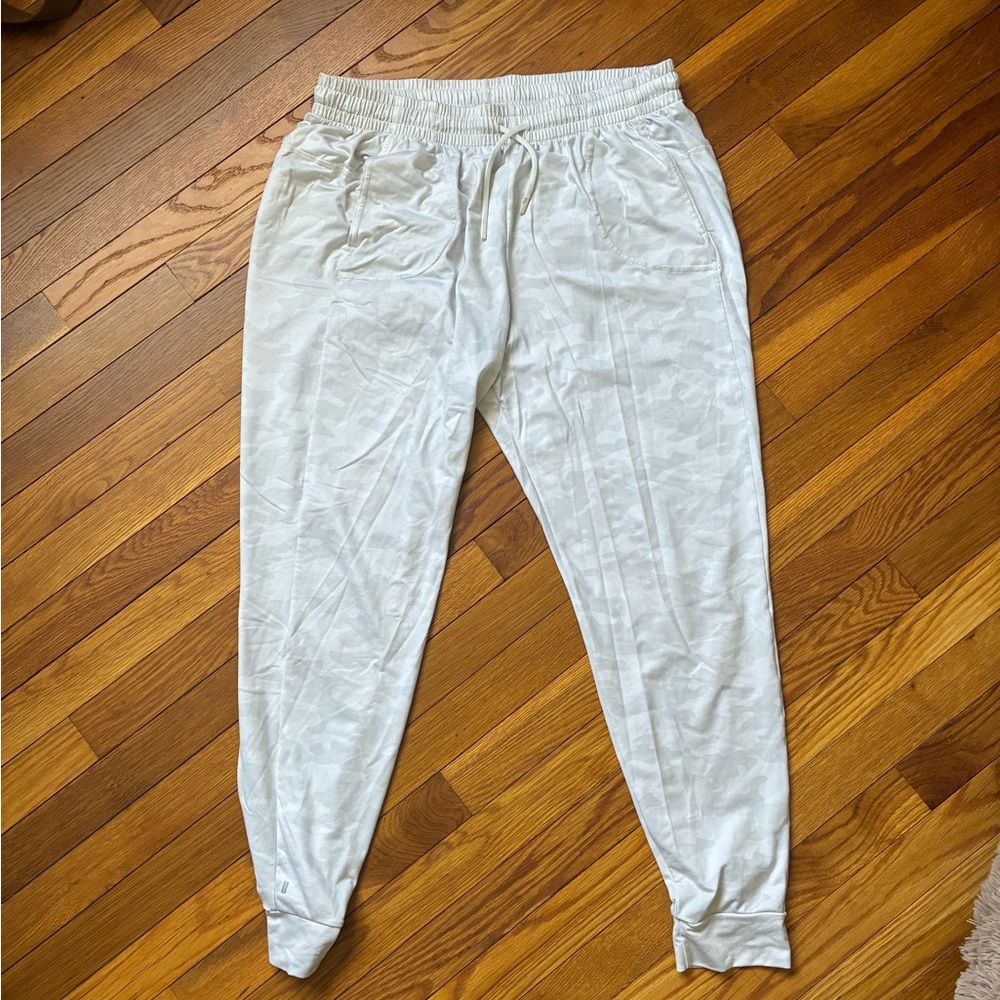 Nobull White Joggers